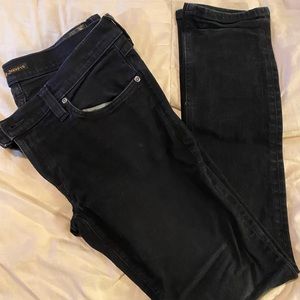 Black Skinny Fit Nudie Jeans 34/32
